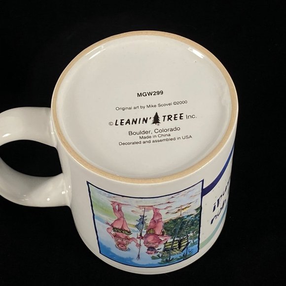 Leanin' Tree Coffee Mug I'm Voting You Off My Island Tea Cup 10oz - Picture 7 of 7